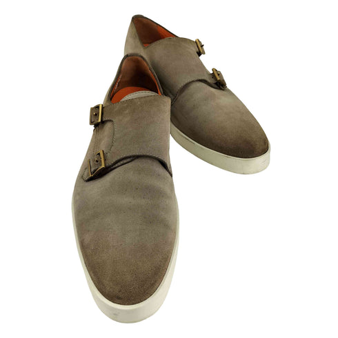 サントーニ santoni モンクストラップ レザーシューズ メンズ US:12