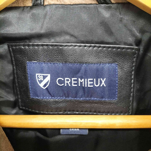 ダニエルクレミュ DANIEL CREMIEUX CREMIEUX ラムスキンスタンドカラージャケット メンズ import:L