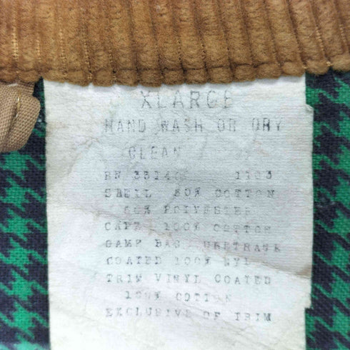 70-80s 棒talon コットン コーデュロイ切替襟 ハンティングジャケット メンズ