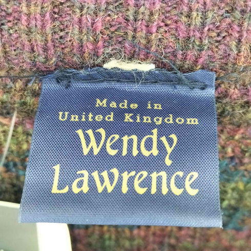 Wendy Lawrence シェットランド総柄ニット セーター メンズ import:M