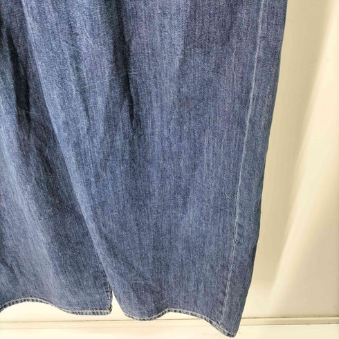 ザラ ZARA ベルト付 バギー ワイド デニム メンズ FR:40-44