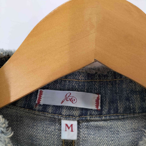 joie スタンドカラー ショート丈 ジップアップ デニムトラッカージャケット Y2K レディース import:M