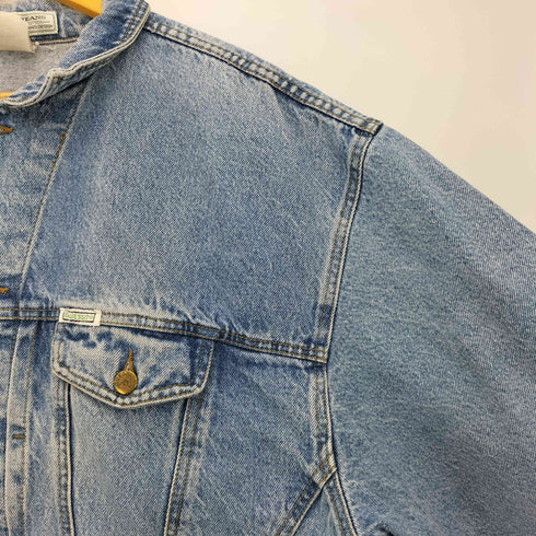 ゲスジーンズ GUESS JEANS 90s カナダ製 Georges Marcianoth 4型 デニムジャケット メンズ import:XL
