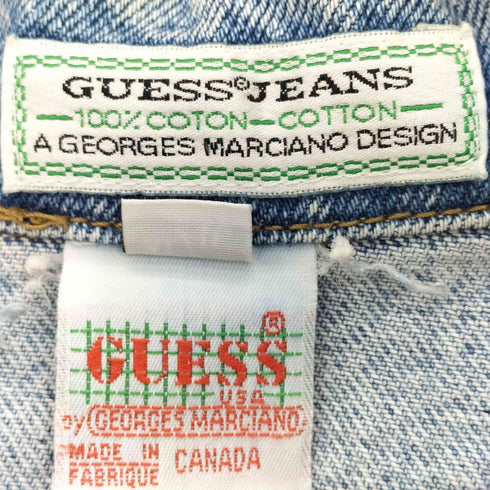 ゲスジーンズ GUESS JEANS 90s カナダ製 Georges Marcianoth 4型 デニムジャケット メンズ import:XL