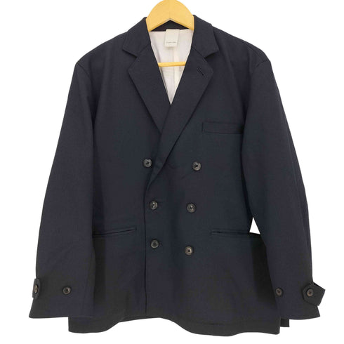キャスパージョン CASPER JOHN 24ss Imitation wool tweed & wool double breasted tailored jacket イミテーションウールツィードダブルブレストテーラードジャケット メンズ JPN:XS