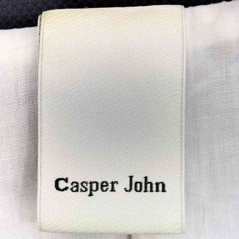 キャスパージョン CASPER JOHN 24ss Imitation wool tweed & wool double breasted tailored jacket イミテーションウールツィードダブルブレストテーラードジャケット メンズ JPN:XS