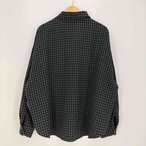 キャスパージョン CASPER JOHN Imitation wool huge shirts メンズ