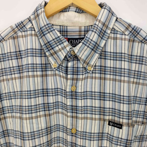 チャップスラルフローレン CHAPS RALPH LAUREN ボタンダウン チェック シャツ メンズ import:XL