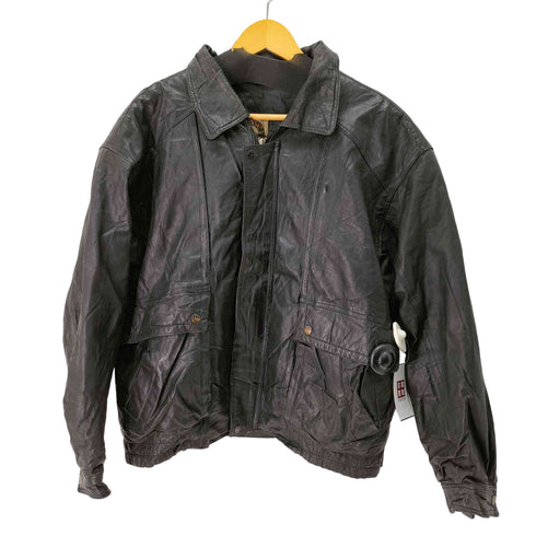 PHASE2 90S A-2 棒TALONジップ BOMBER LEATHER JKT レザー ボンバー ジャケット メンズ import:M