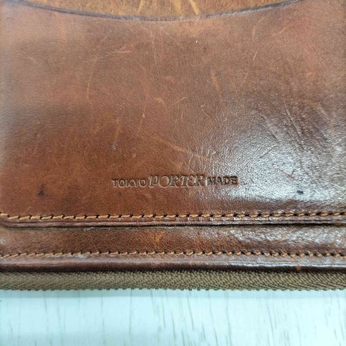 ポーター PORTER SOAK レザー 二つ折 長財布 メンズ