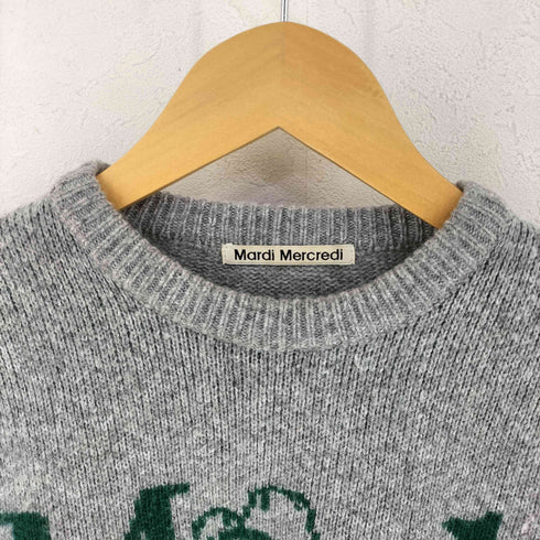 マルディメクルディ Mardi Mercredi ロゴ ニットセーター レディース ONE SIZE