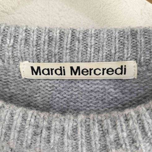 マルディメクルディ Mardi Mercredi ロゴ ニットセーター レディース ONE SIZE