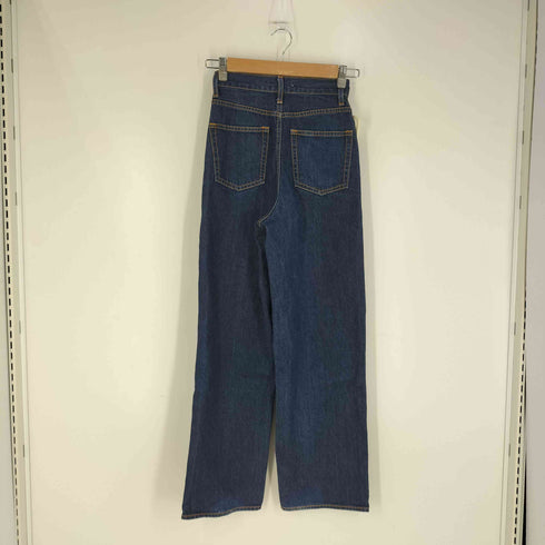 アズールバイマウジー AZUL by moussy 25aw ハイウエストワイドデニムパンツ レディース 24