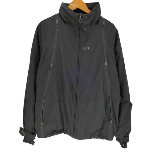 オークリー OAKLEY 90-00S NITRO FUEL 2 ロゴプリント マルチ ジップ ギミック サムホール 裏地アルミメッシュ スキー テック ジャケット メンズ import:M