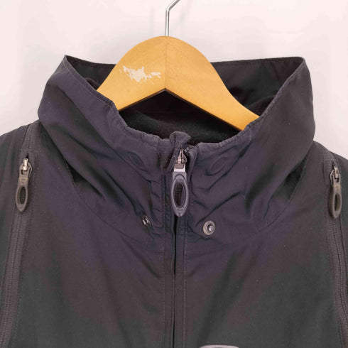 オークリー OAKLEY 90-00S NITRO FUEL 2 ロゴプリント マルチ ジップ ギミック サムホール 裏地アルミメッシュ スキー テック ジャケット メンズ import:M