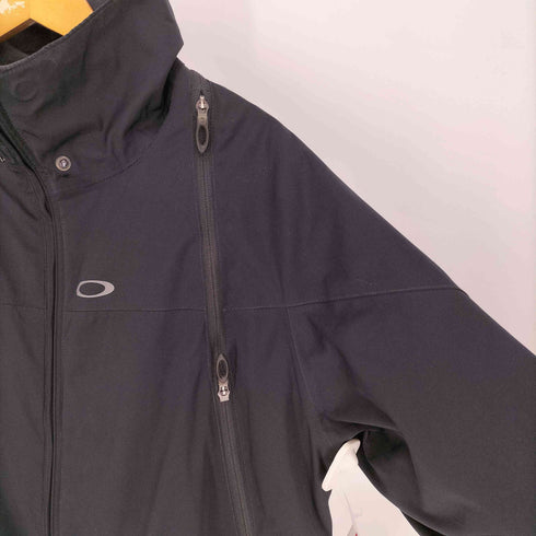 オークリー OAKLEY 90-00S NITRO FUEL 2 ロゴプリント マルチ ジップ ギミック サムホール 裏地アルミメッシュ スキー テック ジャケット メンズ import:M