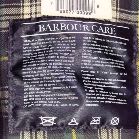 バブアー Barbour イングランド製 A100 BEDALE JACKET ワックスドジャケット メンズ