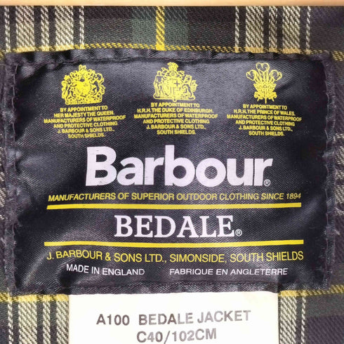 バブアー Barbour イングランド製 A100 BEDALE JACKET ワックスドジャケット メンズ