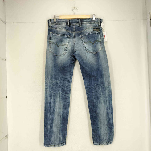 ディーゼルインダストリー Diesel Industry WAYKEE ウォッシュド ストレート ダメージ クラッシュ デニム パンツ メンズ 30