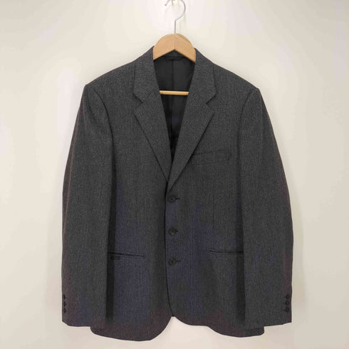 パパス papas カシミヤ混 3B テーラードジャケット パンツ セットアップ メンズ 48