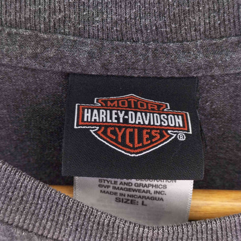 ハーレーダビッドソン HARLEY-DAVIDSON 両面プリント S/S Tシャツ メンズ JPN:L