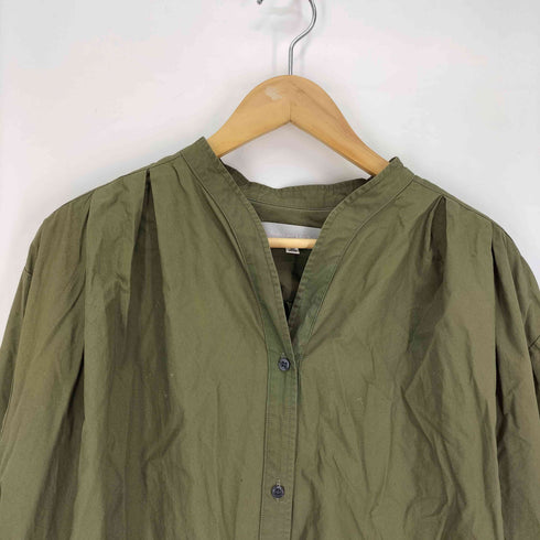 Audrey and John Wad ノーカラー L/S シャツ ワンピース レディース FREE