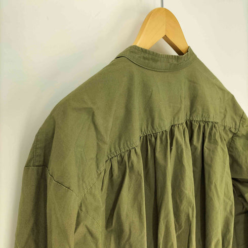 Audrey and John Wad ノーカラー L/S シャツ ワンピース レディース FREE