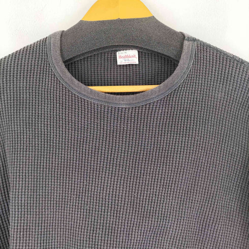 ヘルスニット Healthknit スーパーベビーワッフル ロングスリーブTシャツ メンズ JPN:S