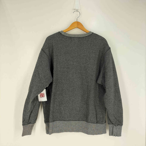 ポロジーンズカンパニーラルフローレン POLO JEANS COMPANY RALPH LAUREN ロゴプリント 前Vガゼット クルーネック スウェット メンズ import:L