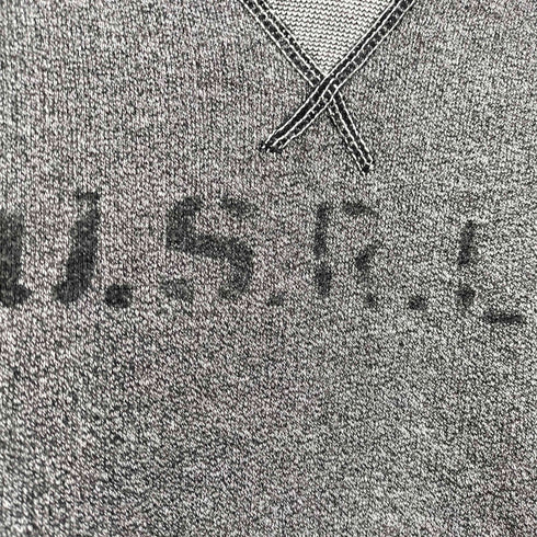ポロジーンズカンパニーラルフローレン POLO JEANS COMPANY RALPH LAUREN ロゴプリント 前Vガゼット クルーネック スウェット メンズ import:L