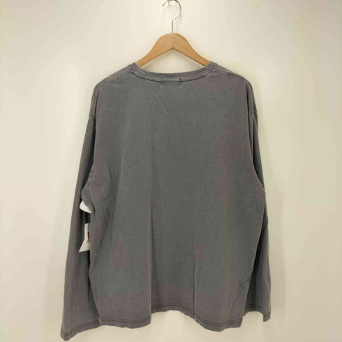 MSG ルーズシルエットマルチプリントグラフィックピグメントロングTシャツ メンズ JPN:M