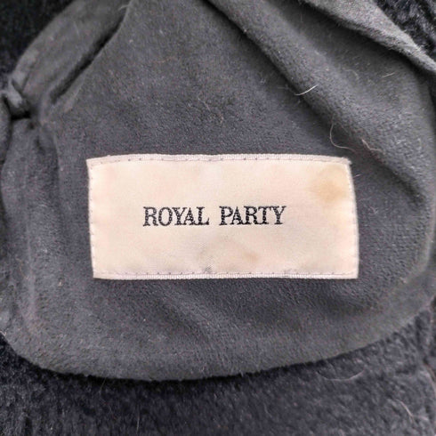 ロイヤルパーティー ROYAL PARTY ラビットファー スウェード ライダース ジャケット レディース JPN:1