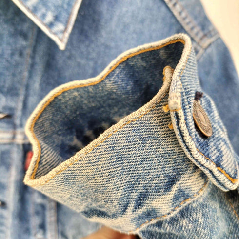リーバイス Levis 90S マカオ製 70505-0217 H07刻印 4th デニムジャケット メンズ US:42