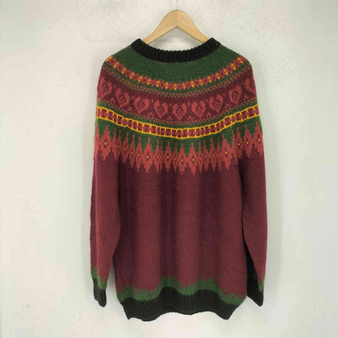 the alpaca connection ペルー製 hand knit ノルディック メンズ
