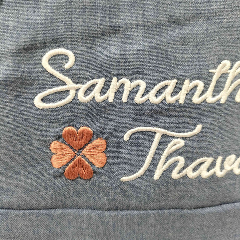サマンサタバサ Samantha Thavasa UNDER25 ロゴ刺繍 キャミ ワンピース レディース import:M