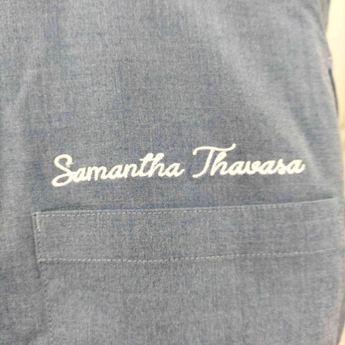 サマンサタバサ Samantha Thavasa UNDER25 ロゴ刺繍 キャミ ワンピース レディース import:M
