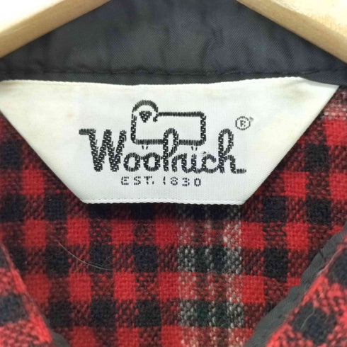 ウールリッチ WOOLRICH USA製 80S 三角タグ ウールシャツ メンズ
