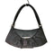 フルラ FURLA イタリア製 Genuine Leather 本革 クロコ型押し レザー ハンドバッグ レディース