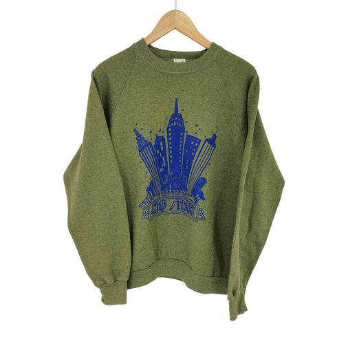 ジャージーズ JERZEES 80-90S ラグランスウェット メンズ import:L
