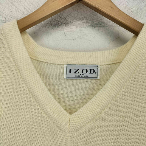 アイゾッド IZOD USA製 Vネック アクリルニット メンズ JPN:XXL