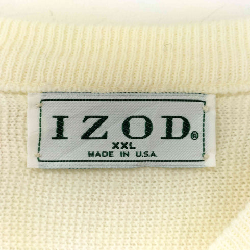 アイゾッド IZOD USA製 Vネック アクリルニット メンズ JPN:XXL