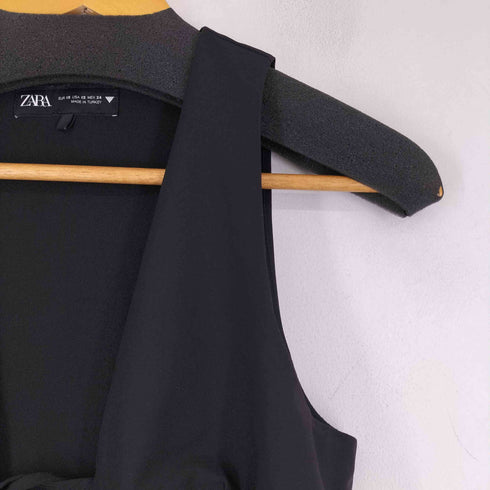 ザラ ZARA フロントリボン ベスト レディース import:XS