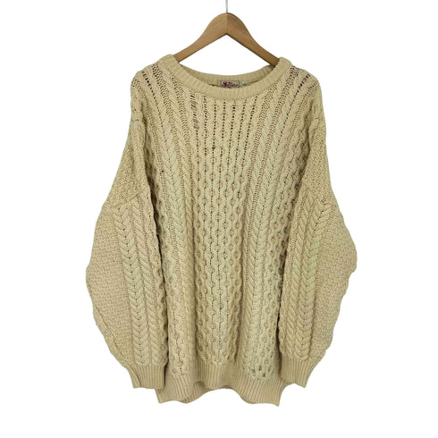 the sweater shop ケーブル編み ニット メンズ import:XL