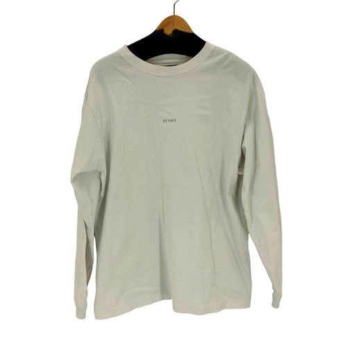 ビームス BEAMS ミニロゴ クルーネック Tシャツ メンズ JPN:L