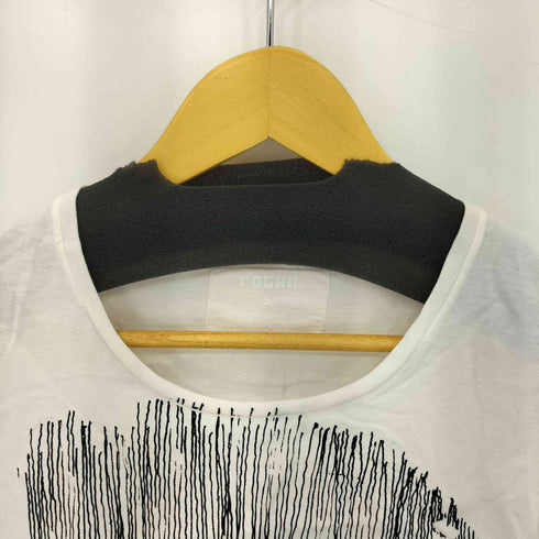 ROGAN ドクロ プリントクルーネックTシャツ Y2K レディース S