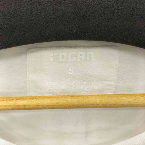 ROGAN ドクロ プリントクルーネックTシャツ Y2K レディース S