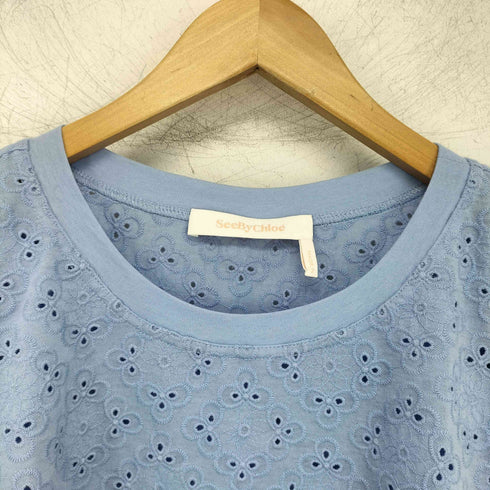 シーバイクロエ SEE BY CHLOE 花柄 フリルブラウス レディース import:M