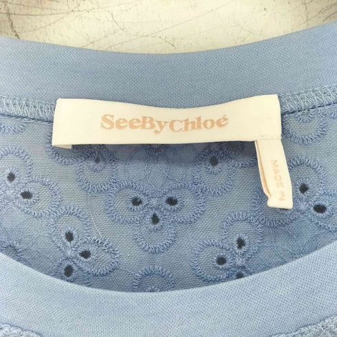 シーバイクロエ SEE BY CHLOE 花柄 フリルブラウス レディース import:M
