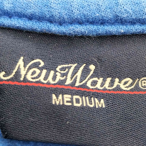 NEW WAVE フロント刺繍 パイピング ラグランスリーブ スウェット メンズ JPN:M