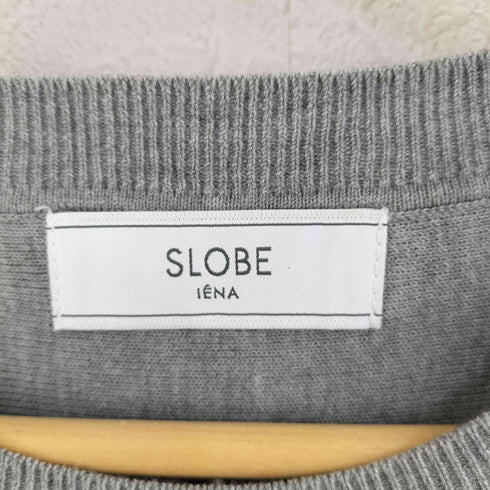 スローブイエナ SLOBE IENA ギャザーロングドレス フレア ニット ワンピース レディース